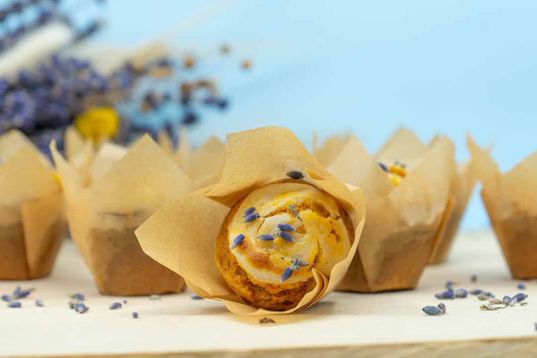 Pumpkin Lavender Muffins