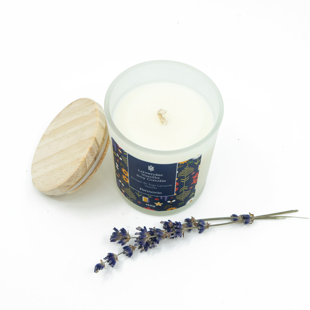 Lavender Vanilla Soy Candle