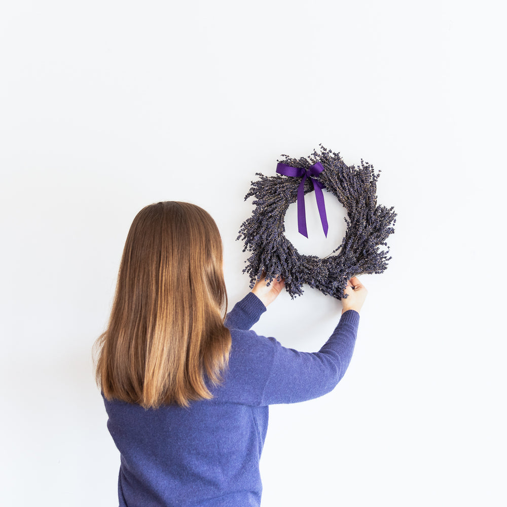 Lavender Wreath (Dried)